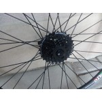 алуминиева двойностенна задна капла ATR +SHIMANO касета 26 цола алуминиева двойностенна задна капла ATR +SHIMANO касета 26 цола